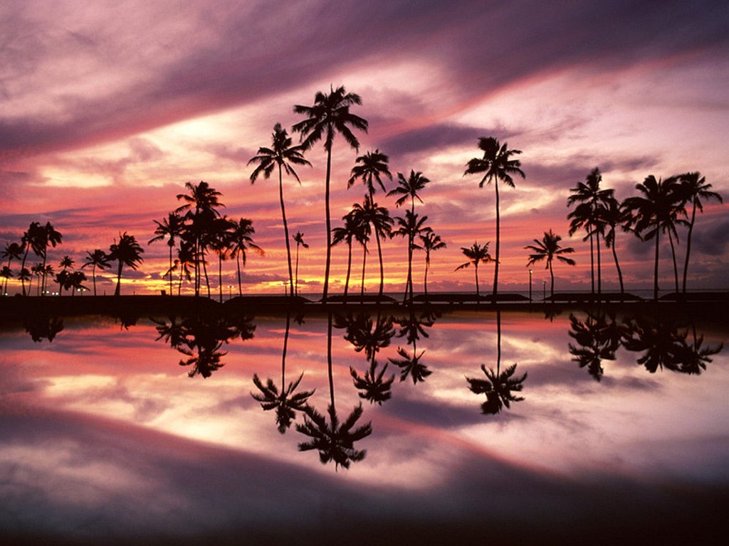 Ala Moana Beach Park, Honolulu, Oahu, Hawaii